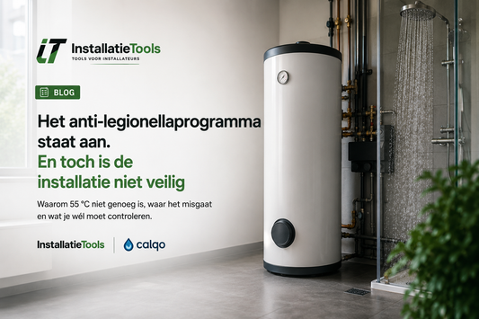 Het anti-legionellaprogramma staat aan. En toch is de installatie niet veilig