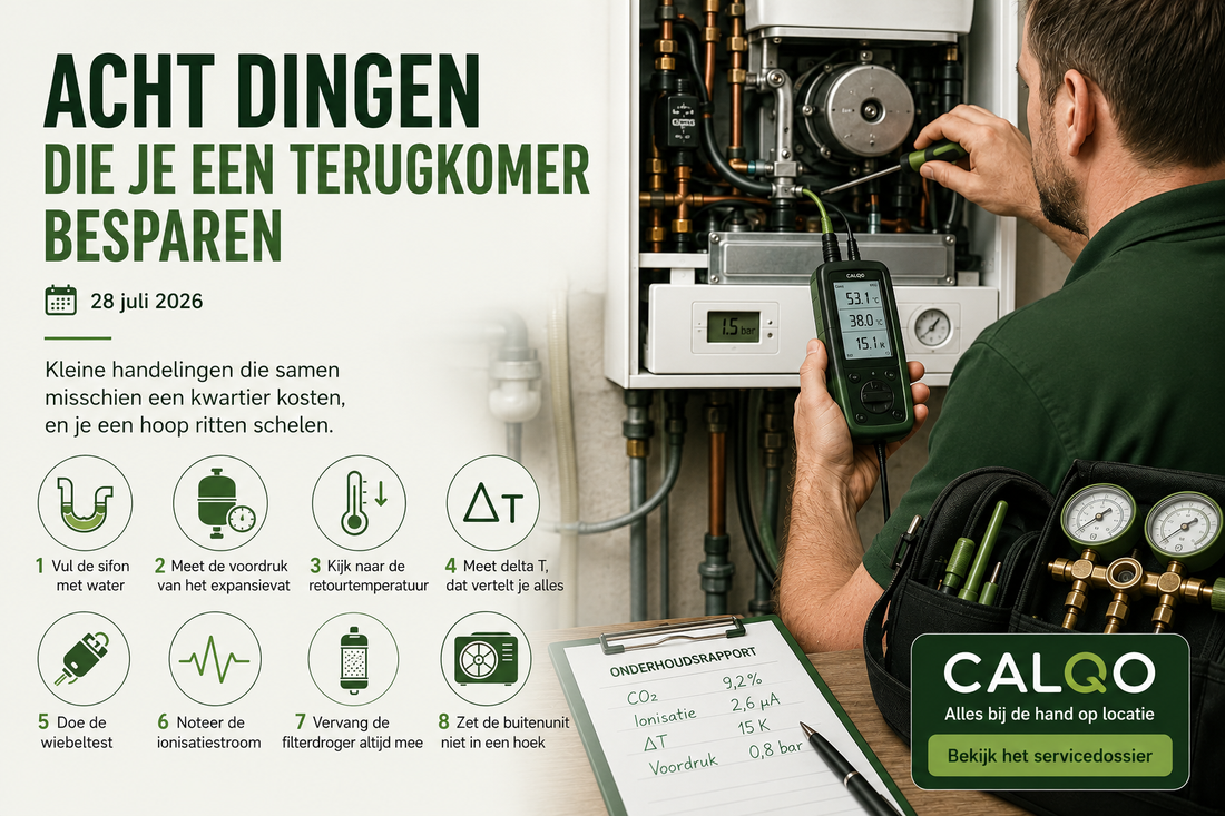Acht dingen die je een terugkomer besparen